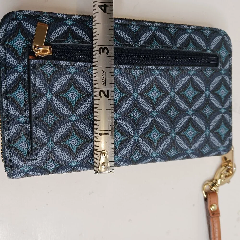 Fossil Women's Blue Multi Color Wallet